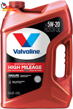 High Mileage with Maxlife Technology SAE 5W-20 Synthetic Blend Motor Oil 5 QT picture