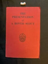 RARE ,  , scouting For Boys , Rover Scouts Publication 1953 picture