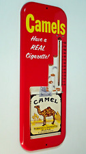 Vintage Advertising Thermometer Camels Cigarettes 1960's picture