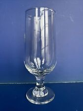 LIBBEY Embassy 10 oz Beer Glass #3727 Clear Stemmed 6.75” x 2.25” diam Set of 17 picture