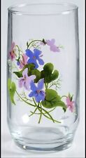 4 Vintage Avon Wild Violet Crystal Glasses picture