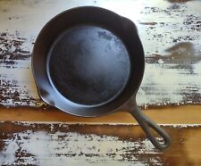 Vintage Favorite Piqua Ware Smiley Logo Cast Iron No. 6 Skillet with Heat Ring picture