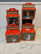 Vintage 1997 McDonaldland Lot Of 4 Christmas Figures by Cavanagh Ronald McNugget picture