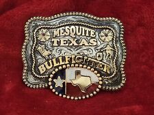 CHAMPION TROPHY RODEO BELT BUCKLE☆MESQUITE TEXAS PROFESSION BULLFIGHTER☆RARE☆45 picture