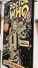 Comic Promo Rare “The Cybermen Invasion Begins” Canvas 24”x36” Frame & 3 Plaques picture