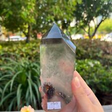 1.3LB6.1''Natural Garden Quartz Tower Crystal Raw Point Wand Reiki Healing picture