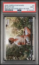 2020 TOPPS STAR WARS RISE OF SKYWALKER SERIES 2 REY BE WITH ME SILVER /25 PSA 9 picture