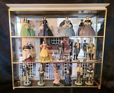 Franklin Mint “Gone With the Wind” Collector 15 Figurine Set w Case 1990 picture