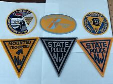 New Jersey State Police collectors patch set 6 titles New and full size picture