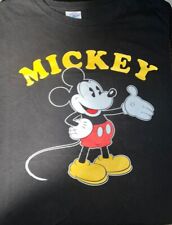 Mickey Mouse Black T-shirt Vintage Disney Shirt XL picture