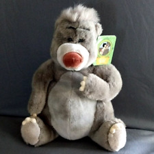 Vintage Disney Jungle Book Baloo Plush Stuffed Bear with Gift Tag 1990s 90s Kid picture