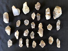 IMPRESSIVE LOT OF 25 NATURAL SMOKY QUARTZ POINTS FROM BRAZIL - 2.12 LBS  picture