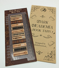 Fairyloot Exclusive Classical Dark Academia Themed Motifs Page Tab Set picture