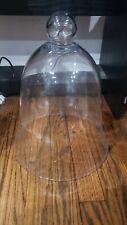 Large Glass Bell Cloche Dome Glass Home Decor Display 14 Inch Large Ball On Top picture