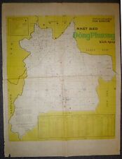Rare 1970 Military Map - Ho Chi Minh Trail - Kontum, Laos, Camboia, Vietnam War picture