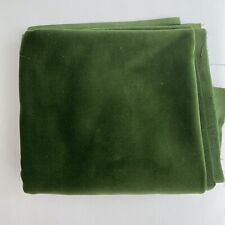 Vintage Fabric Dark Olive Hunter Green Velvet Fall Color 35