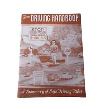 Your Driving Handbook - 1955 Nevada State DMV Driver's Handbook picture