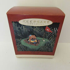 1996 HALLMARK ORNAMENT I DIG GOLF Clip-On With Box Christmas  picture