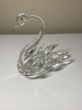 Elegant Crystal Swan Figurine picture
