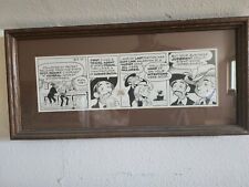 Autographed Original Stan Lynde Comic Strip From August 15, 1967 picture
