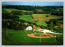 Baseball Aerial View Field Of Dreams Movie Site Dyersville Iowa Vintage Unposted picture