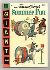 Dell Giant Tom and Jerry Summer Fun #4 VG 4.0 1957 picture