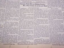1937 AUGUST 19 NEW YORK TIMES - MRS. GRAVES TO SUCCEED BLACK - NT 3024 picture