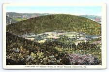 Postcard View From Summit Hotel Mount Summit Uniontown Pennsylvania PA picture