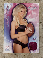 #red 3/5 SSP CASE HIT PINK FOIL LAURIE MILAN 2006 BENCHWARMER #59 RARE CHASE picture