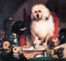 Art Oil painting dogs Laying-Down-the-Law-Sir-Edwin-Landseer-oil-painting picture