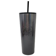 Starbucks 2019 Black Glitter Gradient Stainless Steel Cold Cup Tumbler Ombre  picture