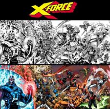 X-Force Original Art by Thomas Mason X-Men 1 20th Anniversary Deadpool Jim Lee picture