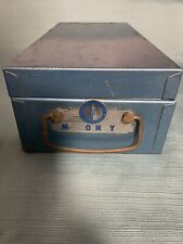 Vtg Bemis & Call Co Sesamee Combination Lock Safe Policy Box Mutual Of New York picture