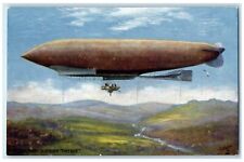 c1910's Military Airship The Patrie Oilette Tuck's Unposted Antique Postcard picture