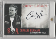 2015 Cryptozoic Sons of Anarchy Auto CHARLIE HUNNAM (as JACKSON TELLER) picture