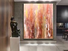 Sale Abstract Bronze Gold HANDMADE Painting Framing 24