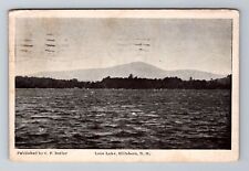 Hillsboro NH-New Hampshire, Loon Lake, Antique Vintage Souvenir Postcard picture