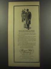 1953 Rogers Peet Overcoats Ad - present an unusually fine wide choice picture