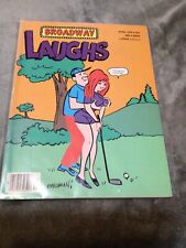 Vintage Broadway Laughs Sex Toons And Jokes Adult Humor Comic Book April 1976 picture