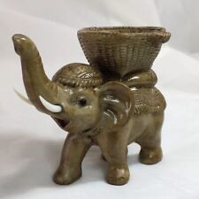Elephant Figurine, Holder,  Vintage, Heavy Collectible❤️ picture