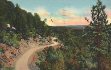 Postcard NM near Albuquerque Sandia Loop Road Linen Antique Vintage PC f871 picture