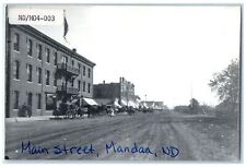 c1905's Main Street Shops Scene Mandan North Dakota ND Unposted Antique Postcard picture