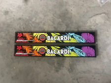 Rare Multicolor Tropical Bacardi Bar Mat 22.5