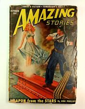 Amazing Stories Pulp Oct 1950 Vol. 24 #10 GD picture