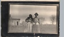 WOMAN DRESSES AS MAN real photo postcard rppc crossdress~from centerville ia lot picture