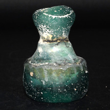 Authentic Ancient Early Roman Glass Bottle Vial Circa 1st - 2nd Century AD picture