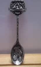 Fred Flintstone Canada's Wonderland Collectible Pewter Spoon 1980 picture