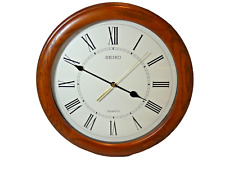 SEIKO Wood Quartz Wall Clock 