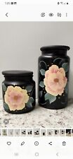 decorative hand painted glass Canisters picture