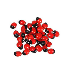 Indian traditional Original Chirmi Seeds color Red for puja pack of 51 pcs picture